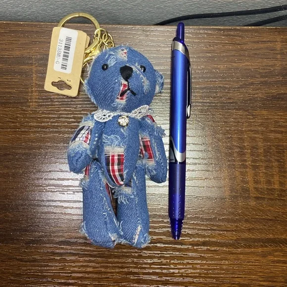 Denim bear key chain - Picture 11 of 11